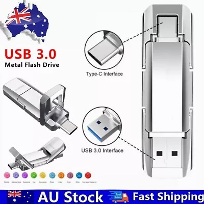 TYPE-C 2 In 1 USB Memory Stick Flash Pen Drive Photo Stick Fr Android/Samsung/PC • $9.99