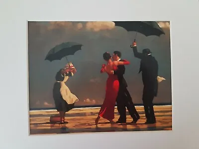 Jack Vettriano The Singing Butler White Mounted Art Print Special Offer NEW • £3.79