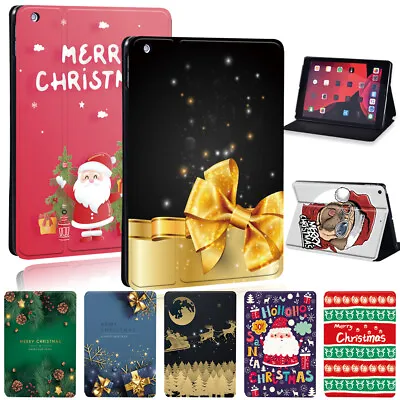 Christmas Gifts Leather Stand Cover Case For Apple IPad 23456789/Mini 12345 +Pen • £8.99