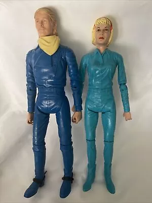 Vtg 1968 12  Johnny West Adventure General Custer & Jane West Action Figures • $89.99