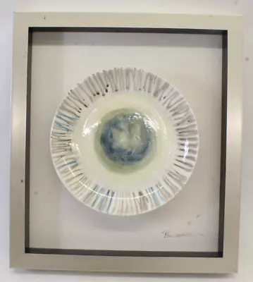 Surya Framed Stella Wall Art Abstract Ceramic Plate Patrick St. Germain • $100
