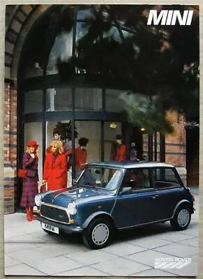 MINI E & MAYFAIR Car Sales Brochure 1986 #EO263 ITALIAN TEXT Austin Rover • $14.92