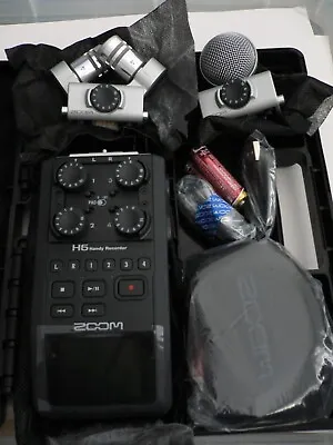 Zoom H6 Handy Recorder & Mics (unused) • £280