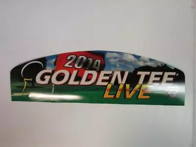 $59.95 • Buy Golden Tee 2014 Live Topper Arcade Decal. Free Shipping!!