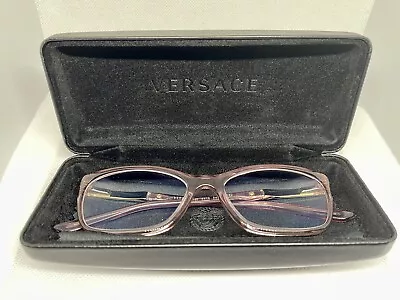 Versace Glasses MOD 3186 - Size 54-16-140 Made In Italy * Transparent Violet* • $59.99