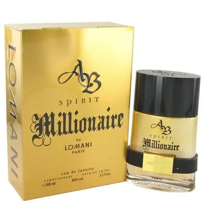 Lomani AB Spirit Millionaire Men's Cologne 3.3 / 6.7 Oz EDT - Brand New In Box • $23.95