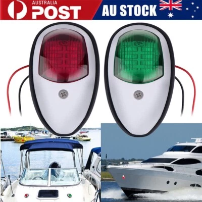 $21.39 • Buy 2x LED Navigation Lights Nav Lamp Side Mount Port Starboard Marine Yacht Boat