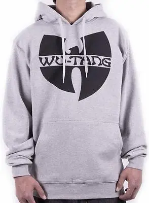 £74.05 • Buy Wu-Wear Wu-Tang Logo Hoodie Heather Grey Wu-Tang Clan Hoodie Grey M-XXL
