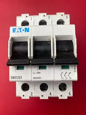Eaton EMS1253 125A 3 Phase Main Switch Isolator • £16.99