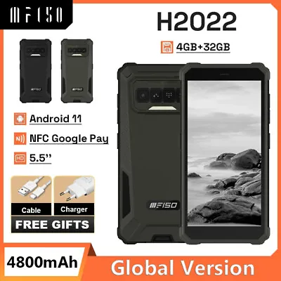 Global Version IIIF150 H2022 Rugged Phone 4+32GB 13MP NFC 4G LTE IP68 Waterproof • £98.98