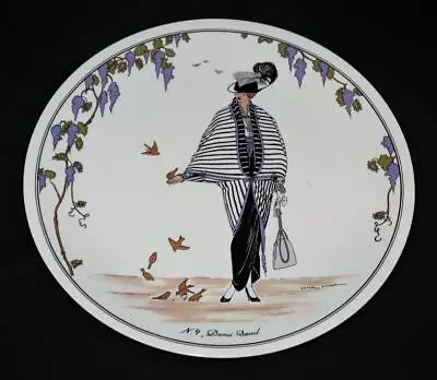 Villeroy & Boch DESIGN 1900 Dinner Plate #4 Demi Deuil Art Deco Women • $40.49