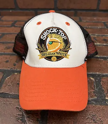 Trucker Hat Shock Top Mesh Back Belgian White Mohawk Baseball Cap SnapBack • $12.49
