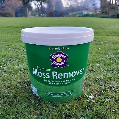 Richard Jackson Flower Power Moss Remover & Lawn Feeder Organic Premium  • £19.90