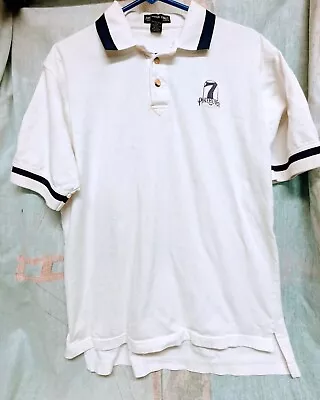 Jonathan Ronald 7 Pinehurst Graphic Polo Short Sleeve Shirt Men's Size Medium • $11.50