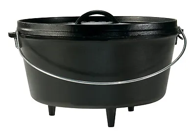 Lodge 12 Inch / 8 Quart Cast Iron Deep Camp Dutch Oven • $134