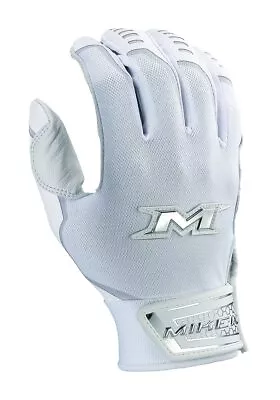 | PRO Slowpitch Softball Batting Gloves | Adult Large | White • $42.66