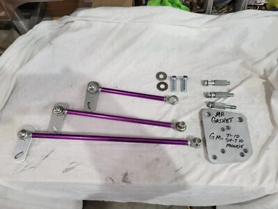 $590 • Buy Mr. Gasket In-Line V-Gate 4SPD. SHIFTER KIT,LIGHT'NG RODS,LEVERS,TRANS BRKT.