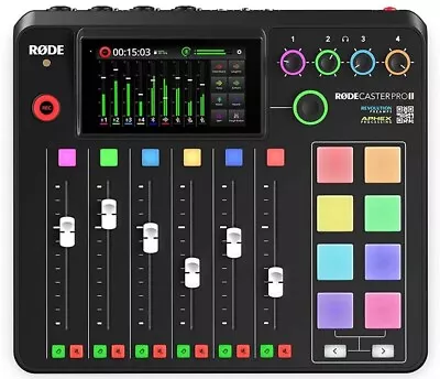 Rode RODECaster Pro II 8 Channels Integrated Audio Production Studio OPEN BOX • $500