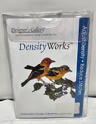 Designer's Gallery Machine Embroidery DENSITY WORKS Software Book CD EDG-TP2 NEW • $89.99