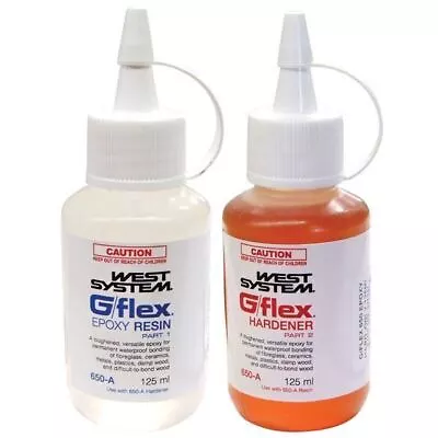 G/Flex 650 Epoxy 250ml Pack - Resin 125ml/Hardener 125ml • $43.12