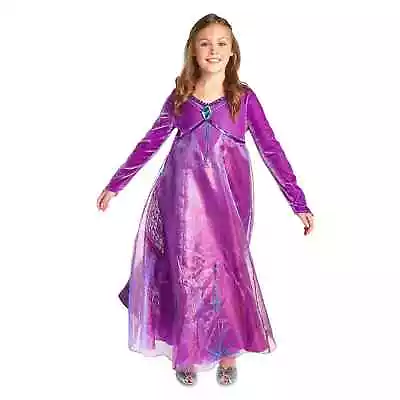 Disney Store Deluxe Frozen 2 Elsa Singing Costume Dress Girls Size 3 4 5/6 9/10 • $61.16