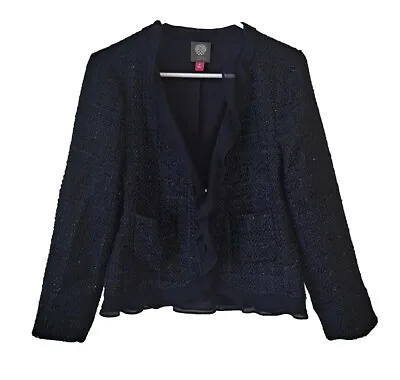 Vince Camuto Womens Blue Size 10 Blazer NEW WITH TAGS MSRP $139.00 Layered  • $38.25
