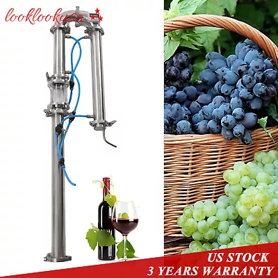 2 Inch Stainless Still Moonshine Reflux Distilling Column Brew Wine Making Tool • $161