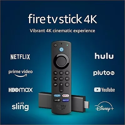 Amazon Fire TV Stick 4K Ultra HD New Gen Media Player Alexa Voice Remote  AU • $69.95