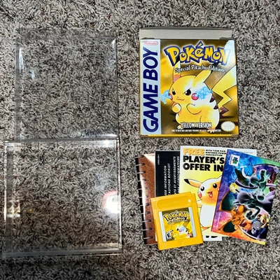 $260 • Buy Pokemon Yellow Version Special Pikachu Edition Gameboy - Complete CIB (NO ESRB)