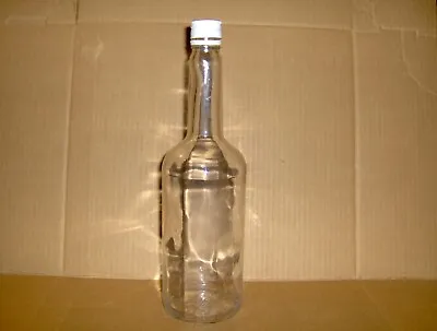 Meier's Wine Cellars Inc. Silverton Ohio 4/5 Quart Clear Glass Bottle 11 1/2  • $4.99