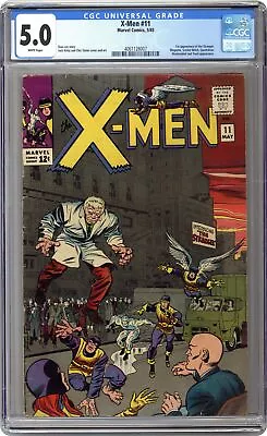 Uncanny X-Men #11 CGC 5.0 1965 4061128007 1st App. The Stranger • $325