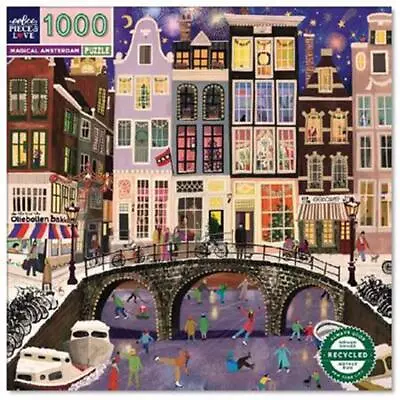 Magical Amsterdam Jigsaw Puzzle 1000 Piece - EeBoo • $48.65