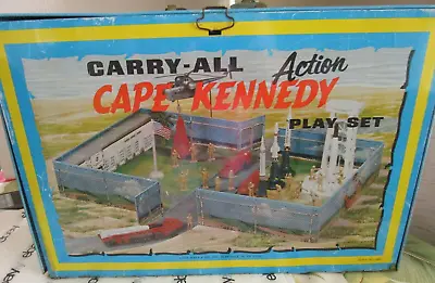 Marx Cape Kennedy Metal Playset Case Only - 1960s - Issues - Replacement Pieces • $19.99