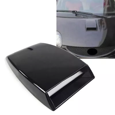 Car Roof Decorative Air Flow Intake Hood Scoop Vent Bonnet Cover Universal Black • $23.98