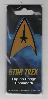 Star Trek Clip-On Metal Bookmark Badge Book Gift Present Trekkie • £4.95