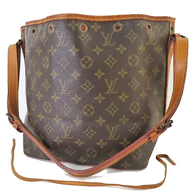 Authentic LOUIS VUITTON Petit Noe Monogram Shoulder Tote Bag Purse #54990 • $102.50