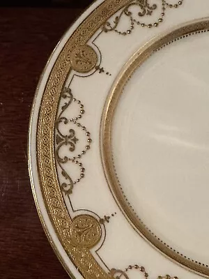 SET OF 4 Tiffany & Co 99430 Minton Bone China Gold Leaf Trim Bread  Plates 6.25  • $249.99