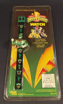 $150 • Buy NEW SEALED Mighty Morphin Power Rangers- Green  Ranger Watch- 1993