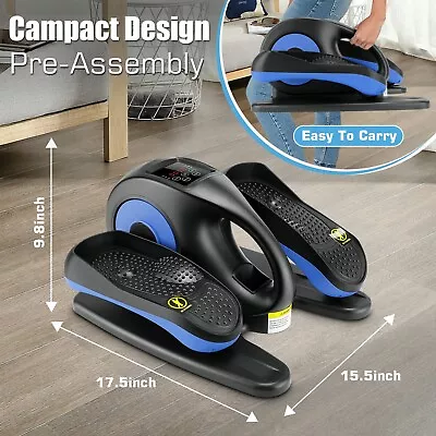 Under Desk Elliptical Electric Ellipse Leg Exerciser W/Remote Control&LCD Home* • $139.99