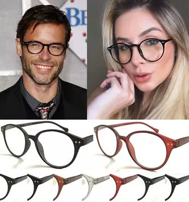 £8.49 • Buy Reading Glasses Round Black Men Women Lightweight Readers +1 1.5 2 2.5 3 3.5 4