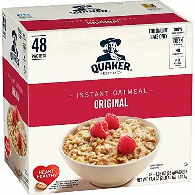 Quaker Instant Oatmeal Raisin Date And Walnut  Assorted Flavor Names  • $18.65
