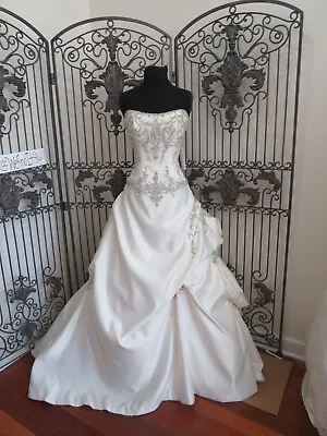 P112 Maggie Sottero Couture V7062 Mevaya  Sz 6   $1299 Wedding Dress Gown • $499