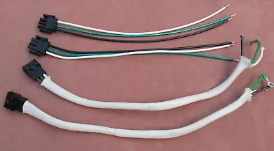 2 LOT Molex 3-Pin Black Wire Connectors Plus Wires 1 Male/female Locking 2 Sets • $12