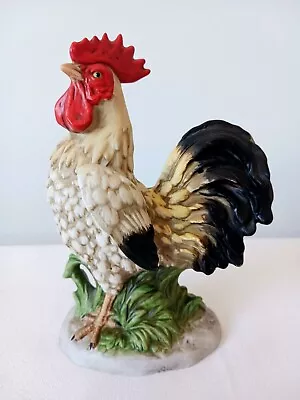 Vintage Rooster Ceramic Figurine HOMCO #1446 Farmhouse Cottage 6.5 Inches  • $8.99