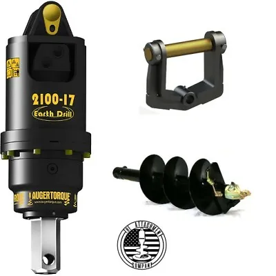 X2100-17 Mini Excavator Auger Package With 9  & 12  Auger & Single Pin Mount • $3393