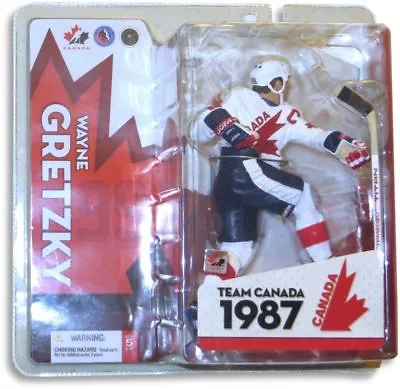 Wayne Gretzky McFarlane 2005 Team Canada 1987 White Jersey Version • $34.99