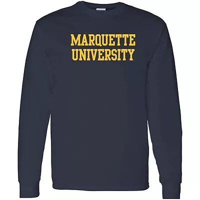 Marquette Golden Eagles Basic Block Long Sleeve - Royal • $29.99