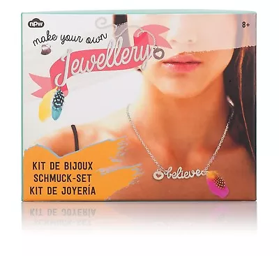 NPW Make Your Own Jewellery Kit Necklace Bracelet Making Kits For Girls • £9.95