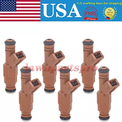 New Set Of 6pcs Fuel Injectors 0280155831 For Volvo S60 S80 C70 V70 Xc70 Xc90 • $34.49