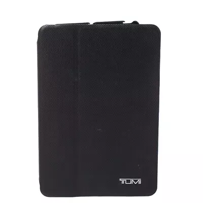 TUMI Black Leather And Rubber IPad Case • $115.50